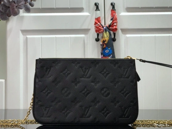 POCHETTE VUITTON LOUIS ZIP DOUBLE 0814